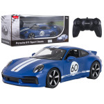 Auto na diaľkové ovládanie 1:16 Porsche 911 Sport Classic modré RASTAR Auto na diaľkové ovládanie 1:16 Porsche 911 Sport Classic modré RASTAR